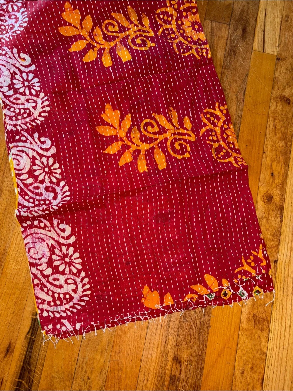 Kantha Scarf #8 100% Cotton